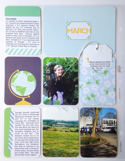 PROJECT LIFE 2015 | MARCH | PAGE 1&2