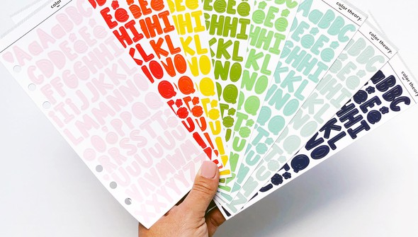 Color Theory Avery Alpha Rainbow Bundle gallery
