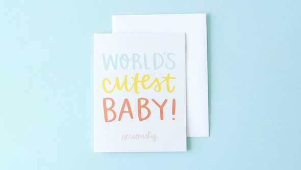 World's Cutest Baby Greeting Card gallery