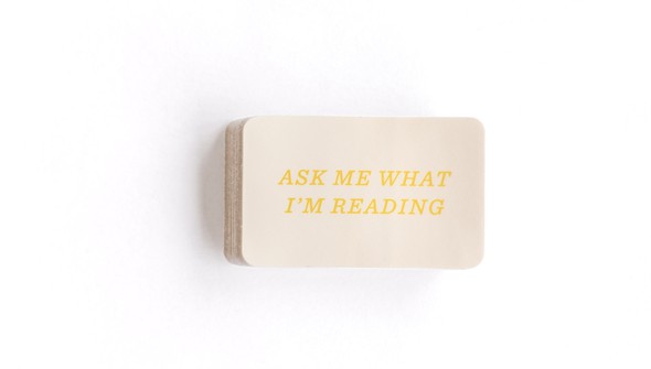 Ask Me What I'm Reading Decal Sticker gallery