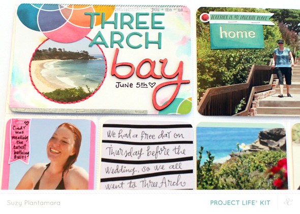 Three Arch Bay Project Life Spread by suzyplant gallery