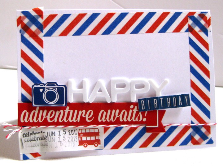 Airmail Birthday Card