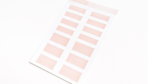Color Theory Label Stickers - Pink Lemonade Inverse gallery