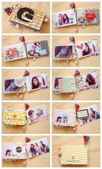 Writeclickscrapbook mini collage cari