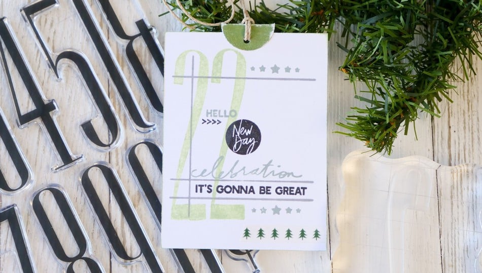 Stamp Set : 6×8 Captions Numbers - Heidi Swapp Shop