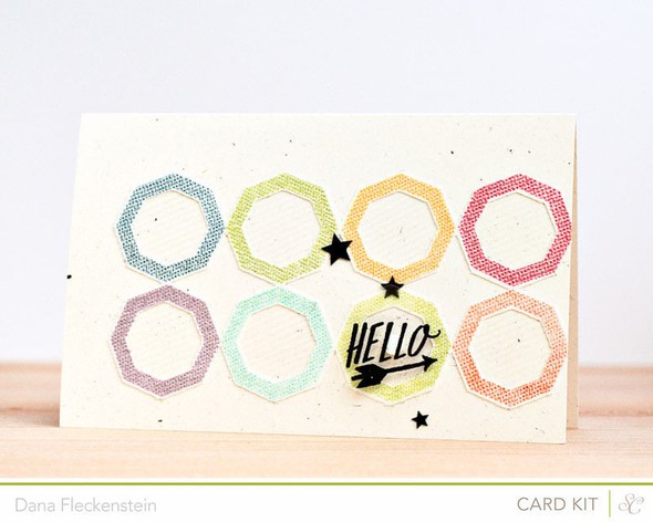 Hello Octagon Style *card kit only* by pixnglue gallery