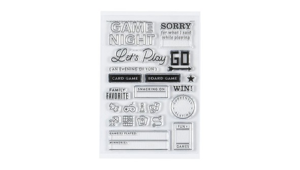 Stamp Set : 4x6 Game Night Stamp by In a Creative Bubble gallery