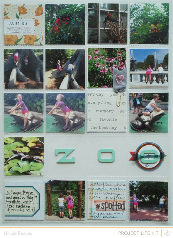 Project Life insert : a trip to the zoo by nicolereaves gallery