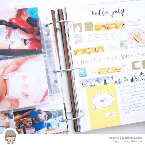 July and August Memory Book Planner Pages - Project Life by tortagialla gallery