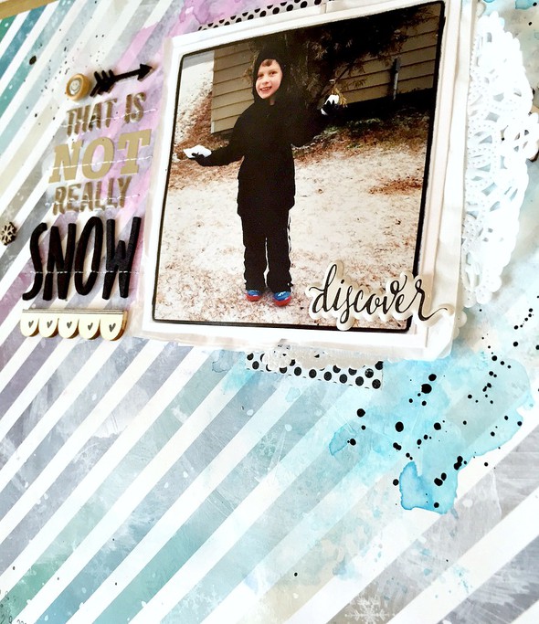 Not Really Snow Layout in 5 Ways to Use Gesso gallery