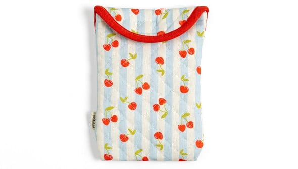 Cherry Striped Quilted E-Reader Case gallery