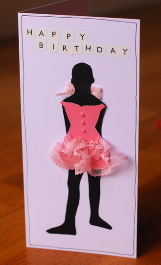 Ballerina card