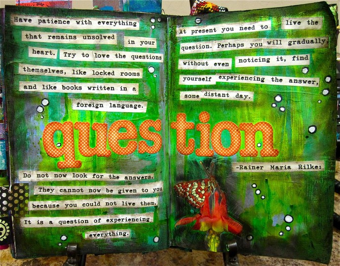 Q is for Question (A Year In The Life of an Art Journal)