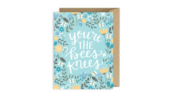 You're the Bees Knees Thank You Card gallery