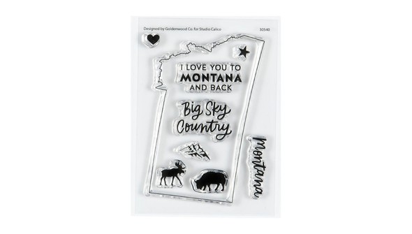 Stamp Set : 3x4 I Love Montana by Hello Forever gallery