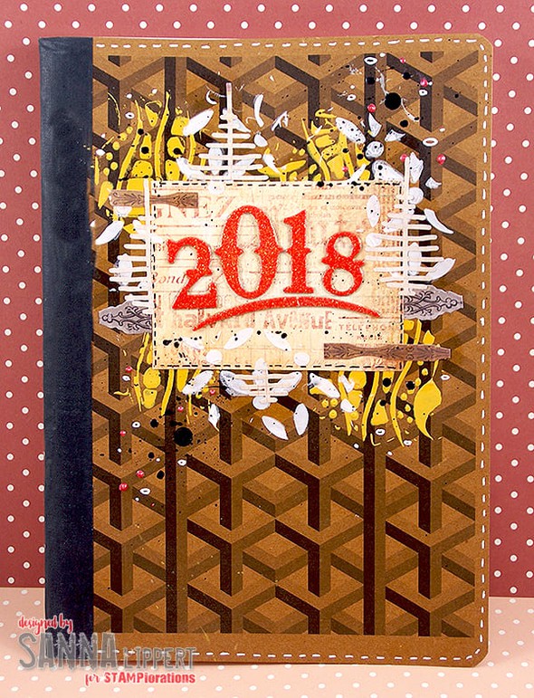 Altered 2018 notebook cover by Saneli gallery