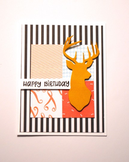 Happy birthday buck card original