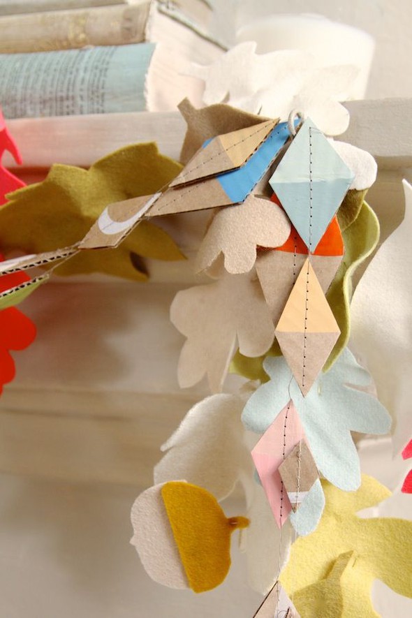 up-cycled garland from SC boxes by pamgarrison gallery