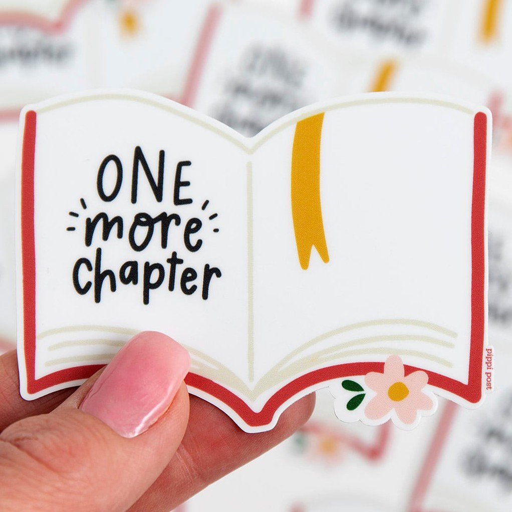 One More Chapter Decal Sticker item