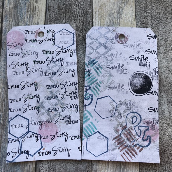 Tags in One by One | Clean Mixed Media Layers gallery