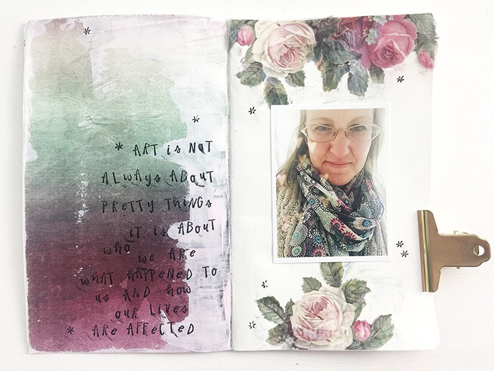 Art Is | Mixed Media in a Traveler's Notebook