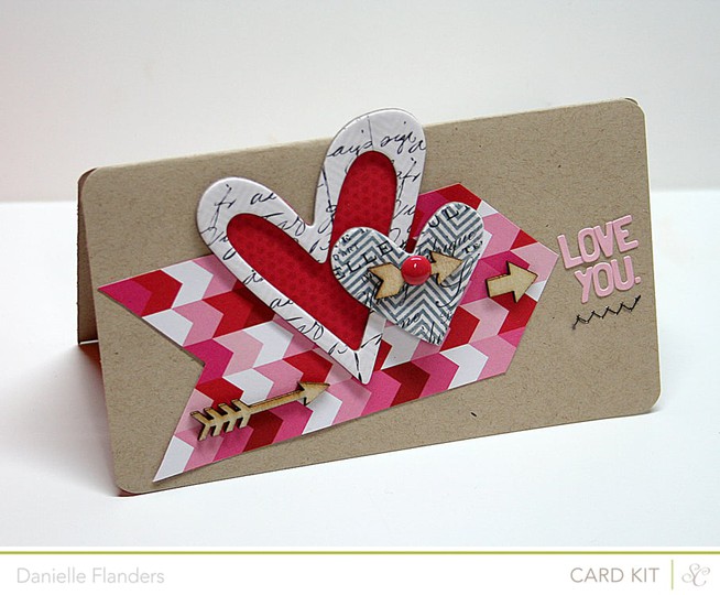 Love you card with sig