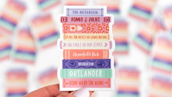 Romance Novels Decal Sticker gallery