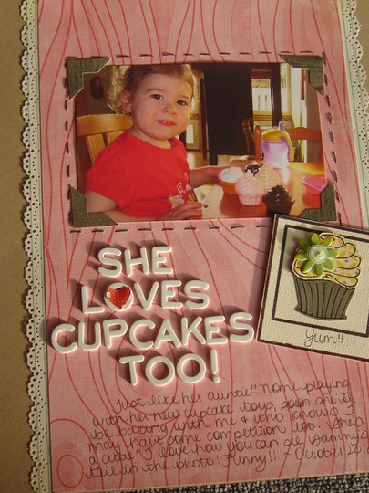 She loves cupcakes too!