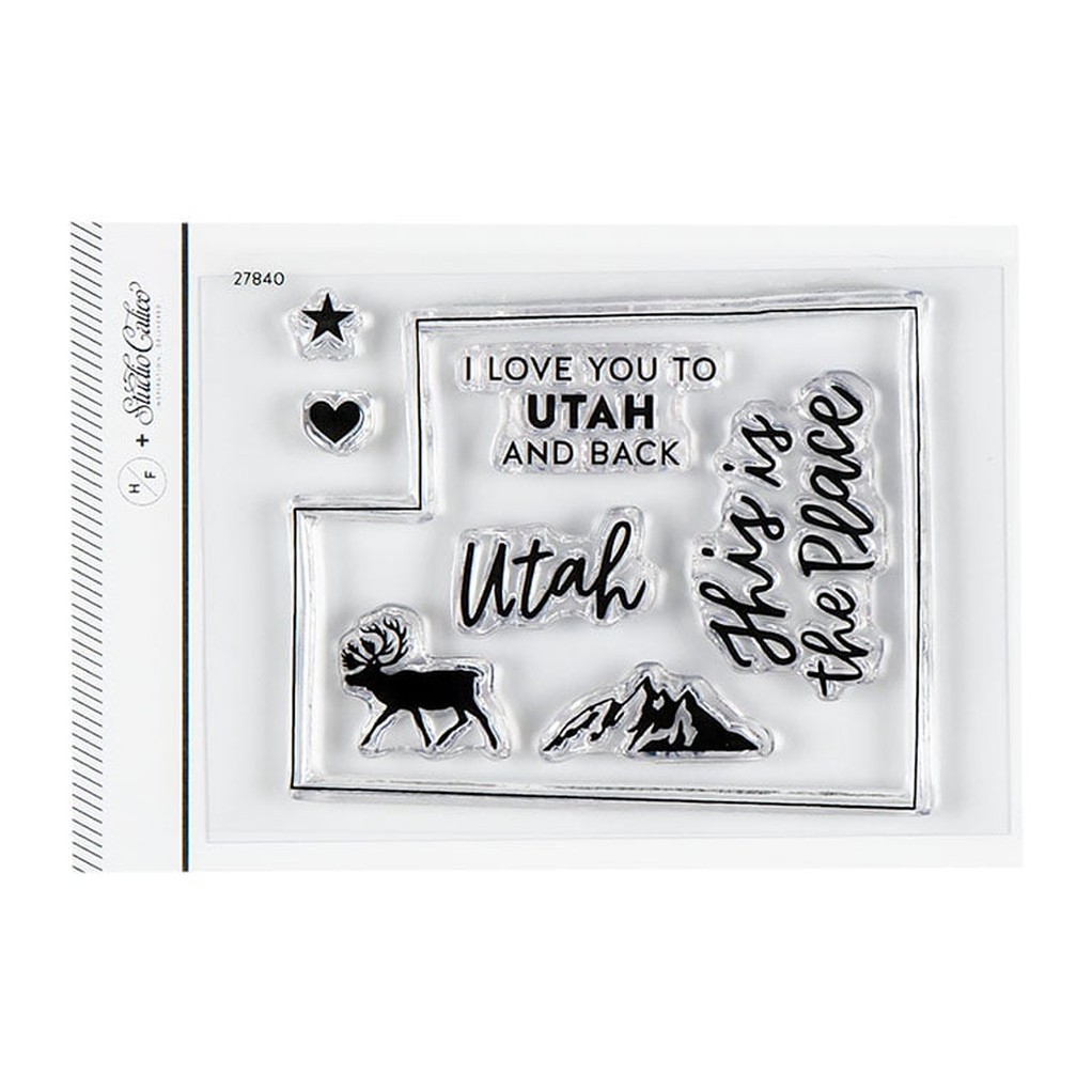 Stamp Set : 3x4 I Love Utah by Hello Forever item