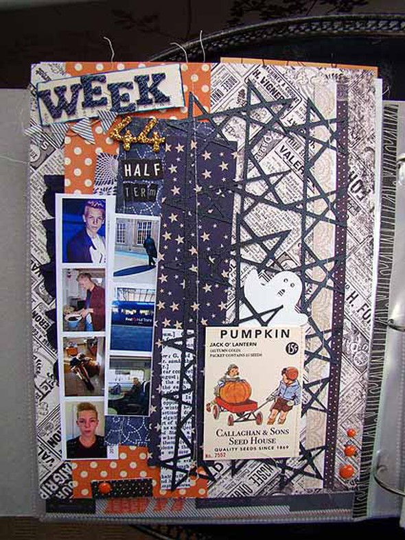 Project Life Week 44 - Cut it out background by cannycrafter gallery