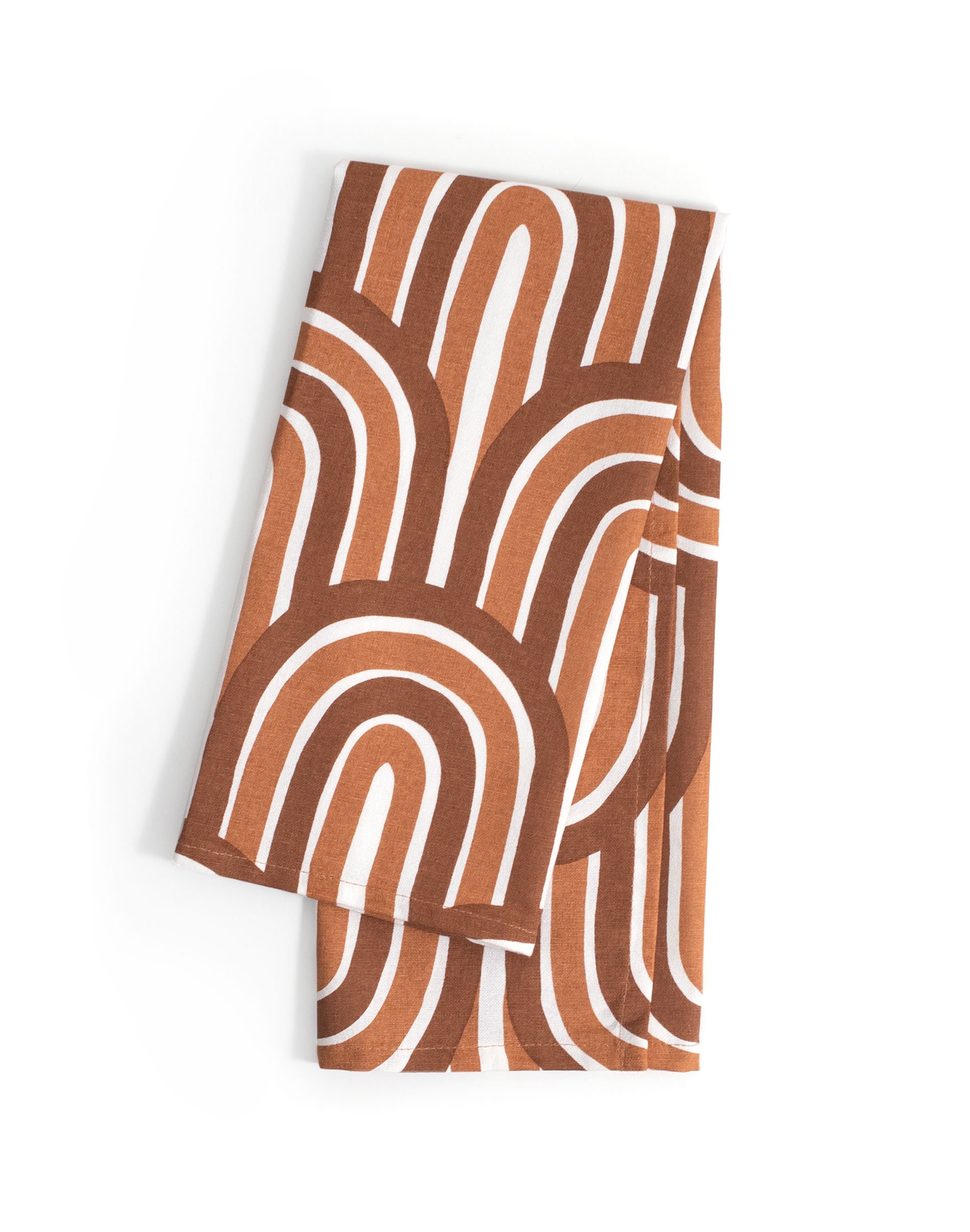 Brown Arches Kitchen Towel - 1canoe2