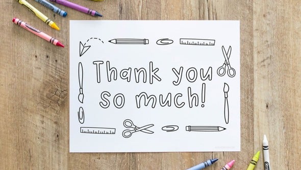 Digital Teacher Appreciation Posters + Coloring Pages	 gallery