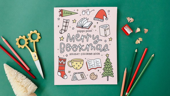 Merry Bookmas Holiday Coloring Book gallery