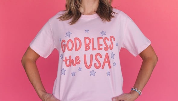 God Bless The USA Tee - Blossom gallery
