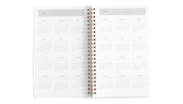 Mint Zebra 5×8" Weekly/Monthly Spiral Planner gallery