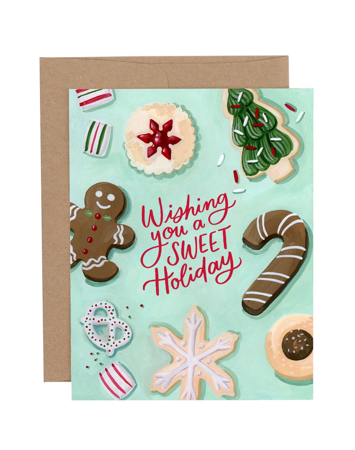 Sweet Holiday Cookies Greeting Card item
