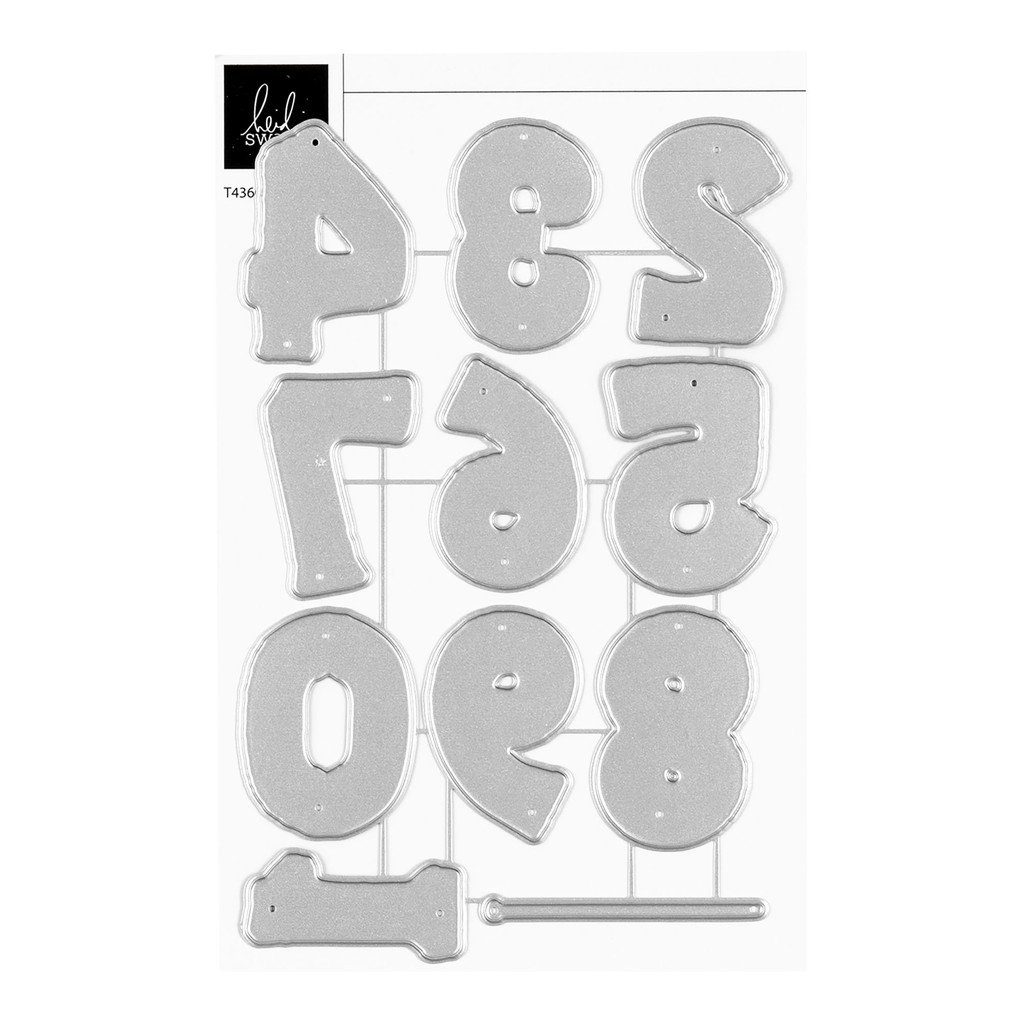 Metal Die Set - Balloon Numbers item