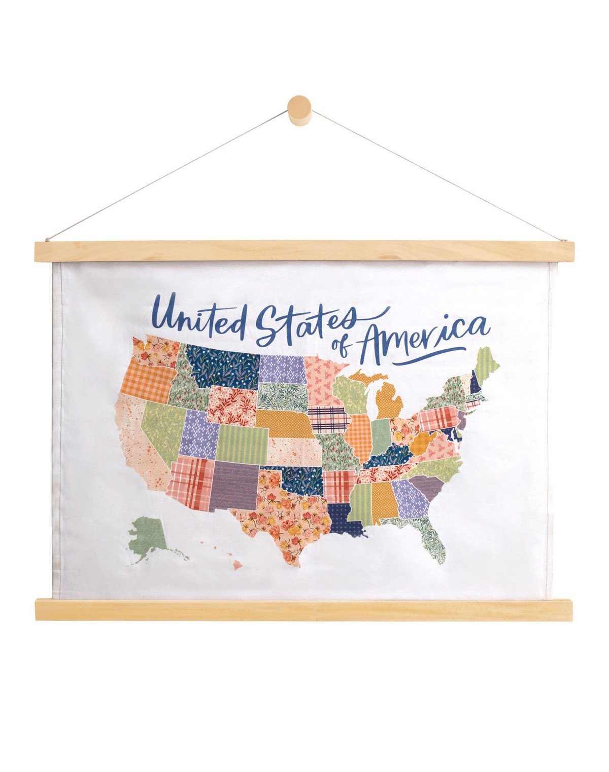 USA Map Canvas Tapestry item