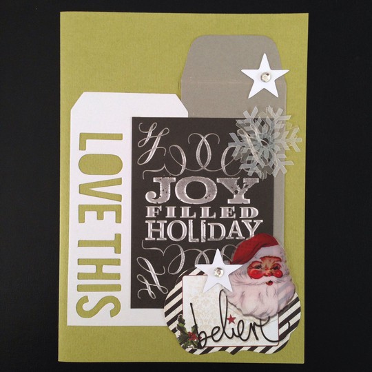 Joy-filled Holiday Christmas card