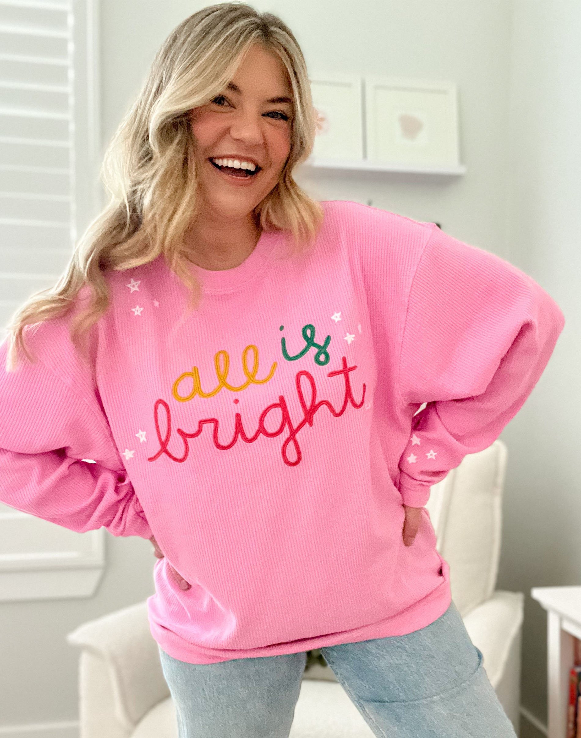 Bright sweatshirt on sale