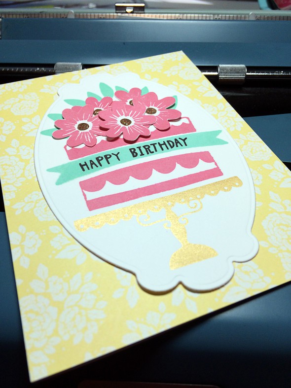 Happy Birthday Cake card with flowers by iriscristata gallery