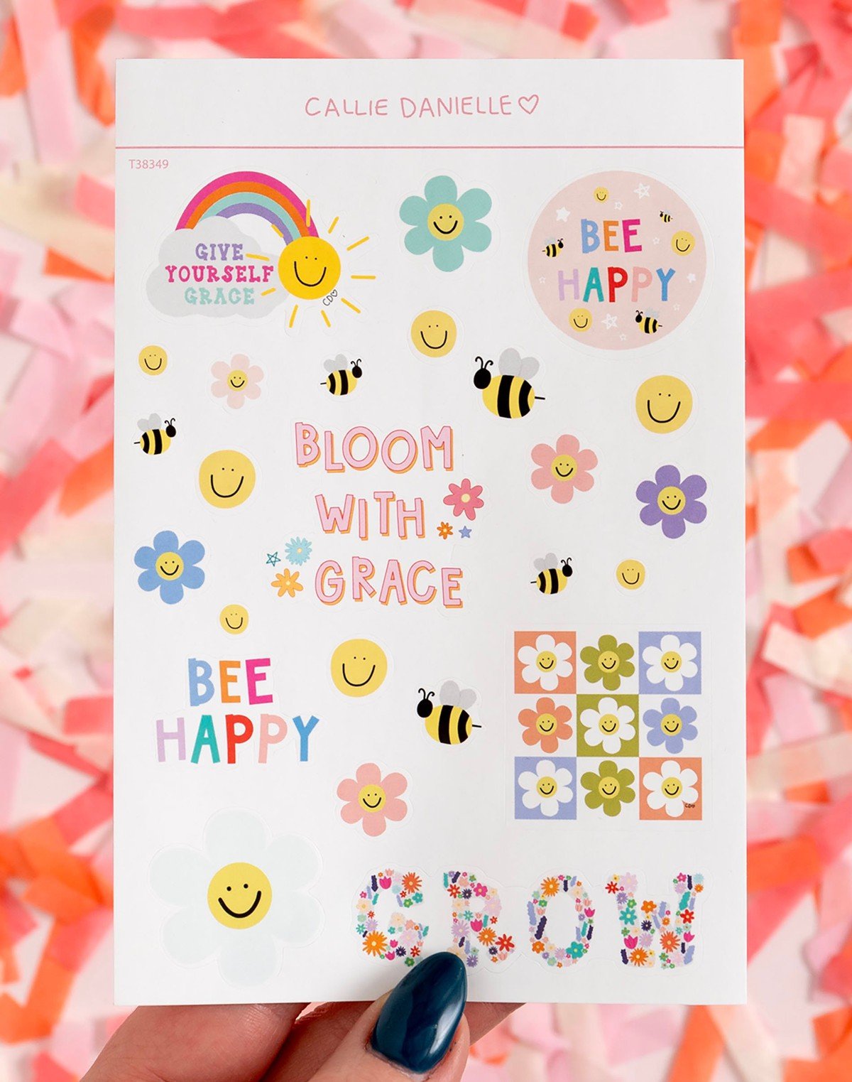 Bee Happy Sticker Sheet item