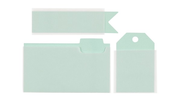 Color Collective Vellum Pockets & Tags - Minty gallery