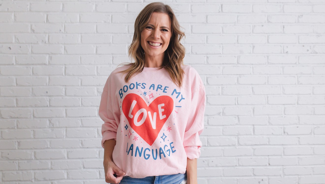 Books Are My Love Language Pippi Corded Sweatshirt Pippi Post