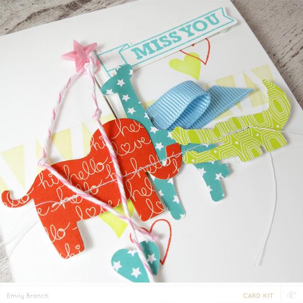 Miss You Animals Card by BranchOutDesigns gallery