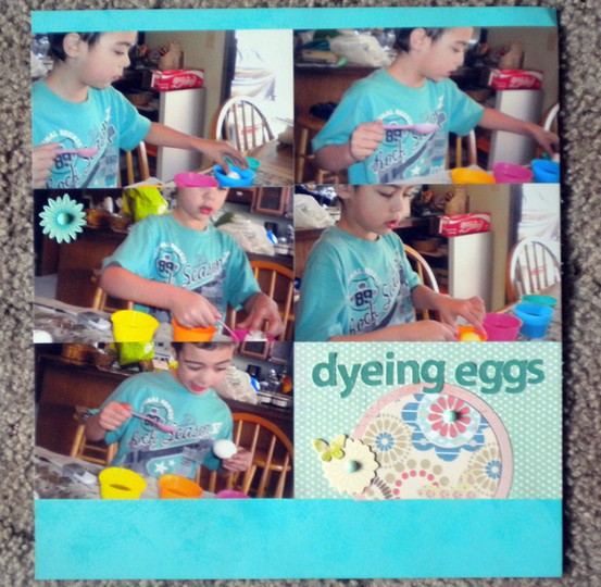 Dyeing eggs