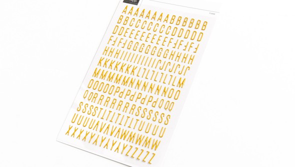 Mini Puffy Alphabet Stickers - Sunny gallery