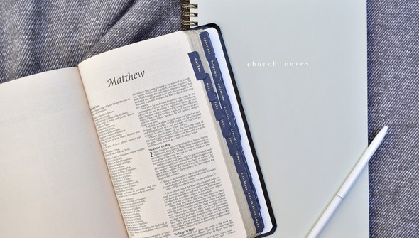 Bible Tabs - Navy and Grey gallery