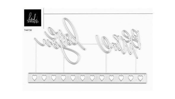 Metal Die Set - Mini Words & Confetti gallery
