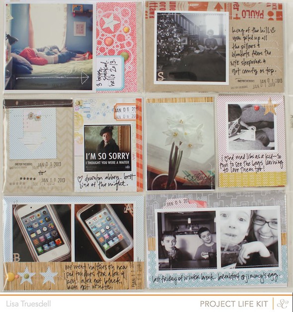 project life 2013 week 1 & 2 // january 1-11 - neverland card kit only by gluestickgirl gallery